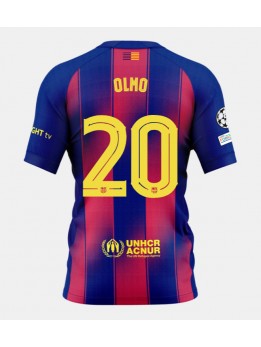 Billige Barcelona Dani Olmo #20 Hjemmedrakt 2025-26 Kortermet